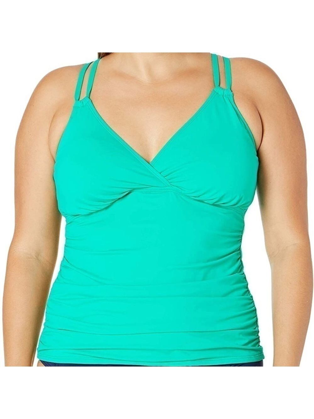 Nwt La Blanca Island Goddess Swimsuit Tankini Top